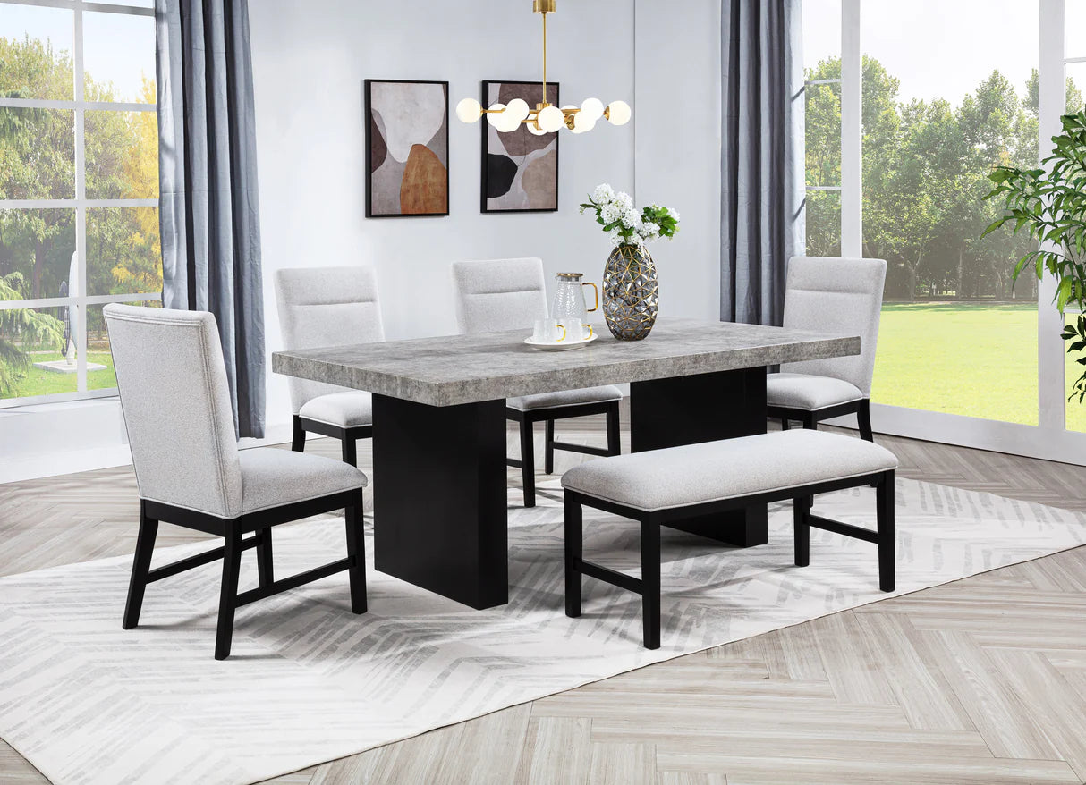 2225 SEBASTIAN DINING SET – Divine Decor Furniture