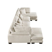 8555 SECCIONAL MODULAR DE 4 PIEZAS CON CHAISE REVERSIBLE