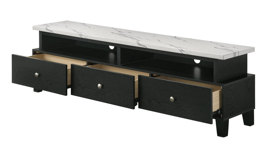 4811-9 ALINA BLACK TV STAND