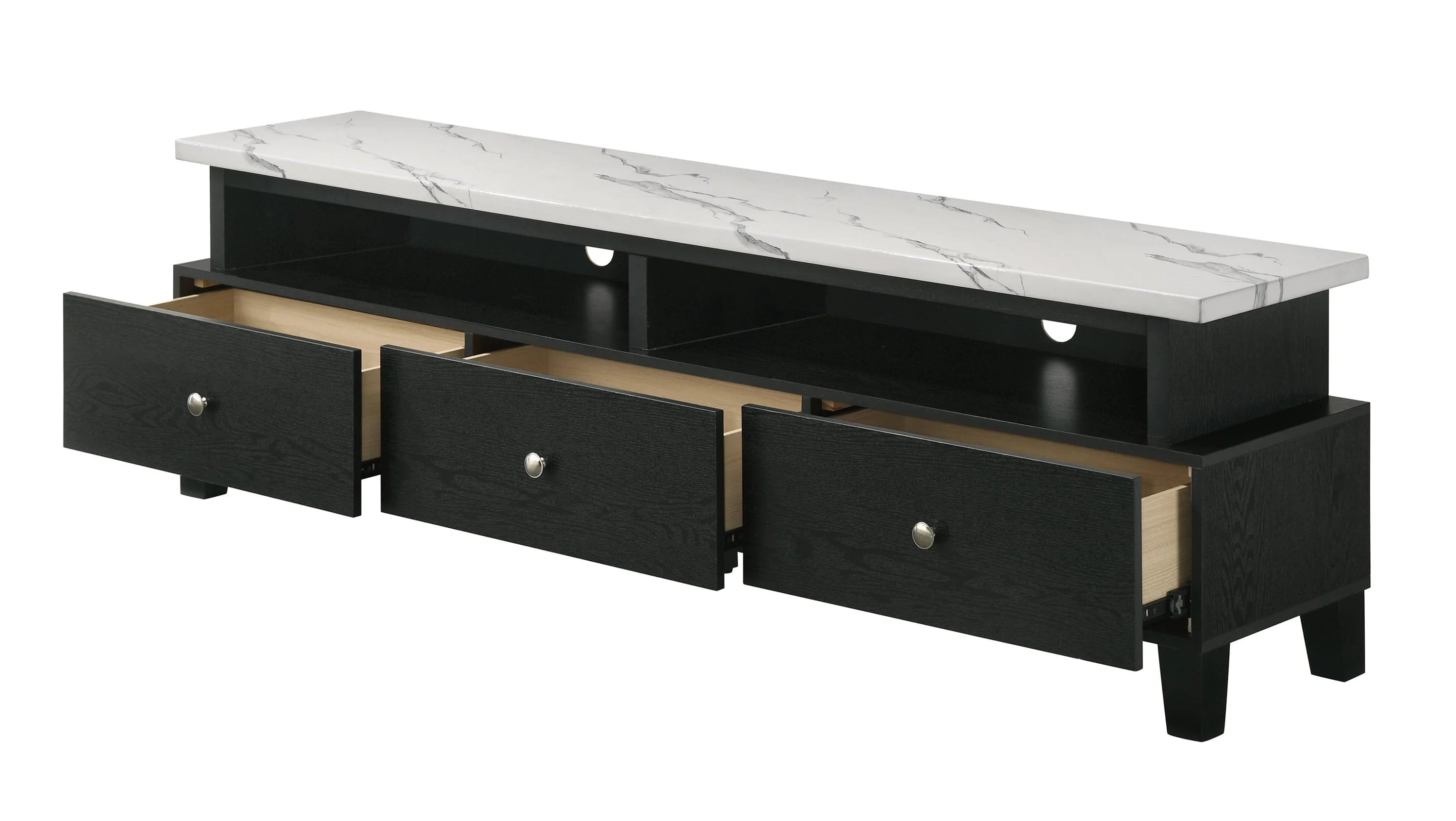 4811-9 ALINA BLACK TV STAND