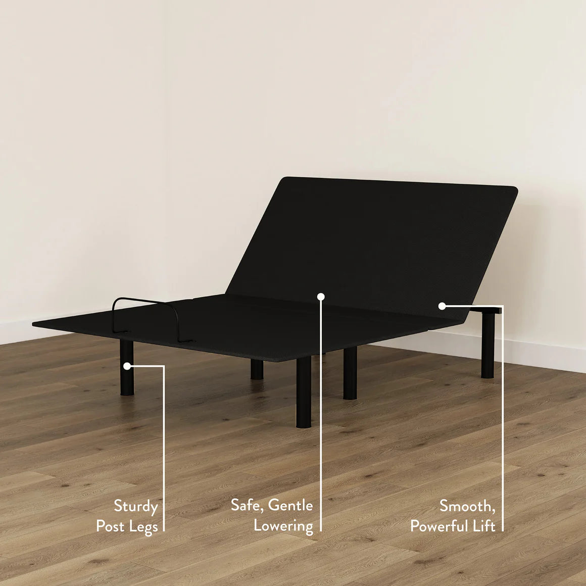 Cama ajustable hacia arriba