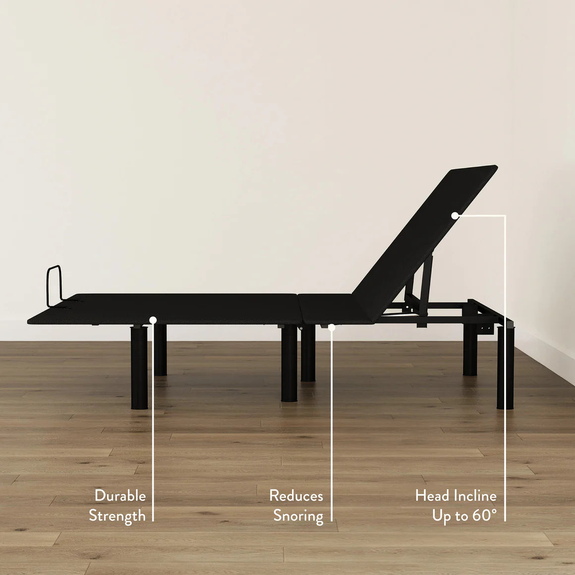 Cama ajustable hacia arriba