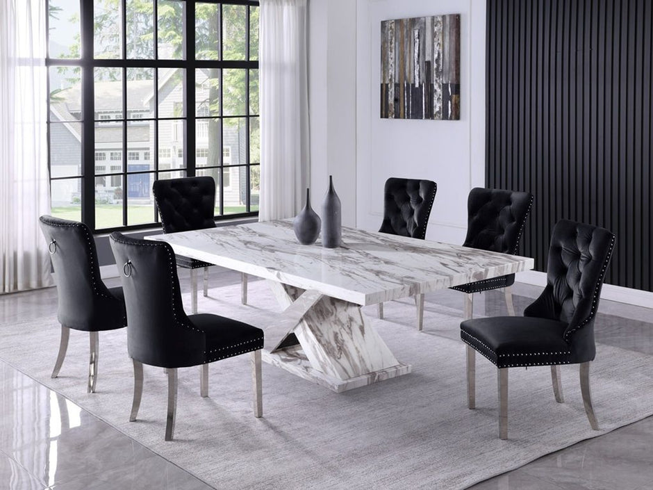 Juego de comedor D850BLK