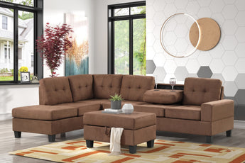 Sh3220 Sectional + Ottoman