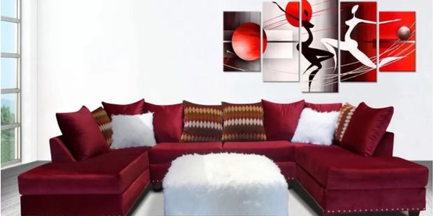 Cabezales de clavos seccionales rojos 2002