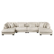 8555 SECCIONAL MODULAR DE 4 PIEZAS CON CHAISE REVERSIBLE