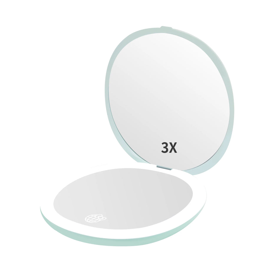 Espejo compacto LED recargable 