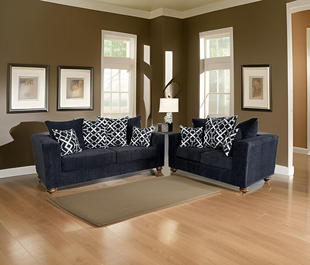 Conjunto de sofá y loveseat S305 Graphite