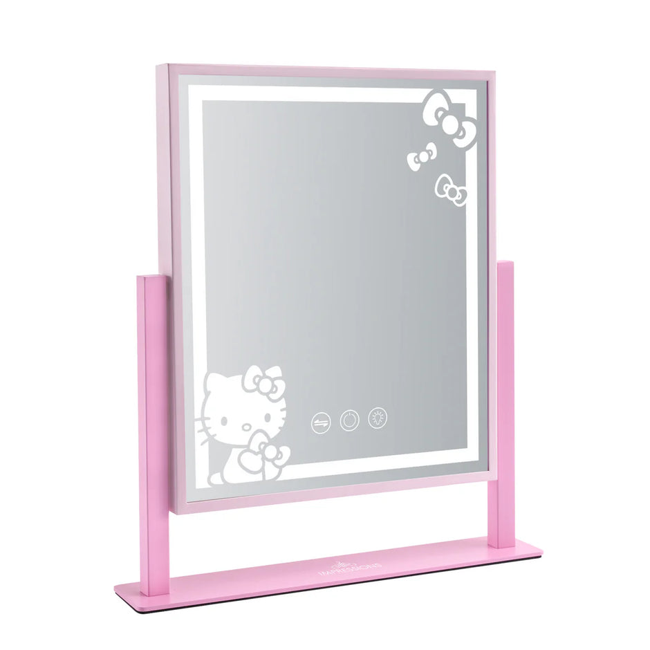 Espejo de maquillaje LED tricolor 