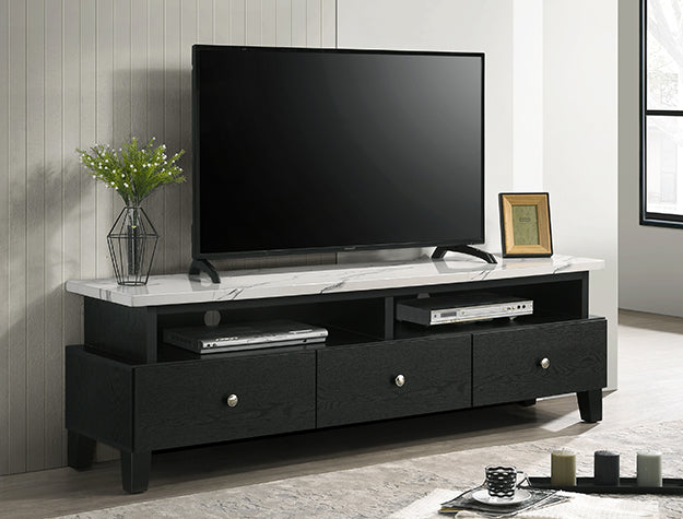 4811-9 ALINA BLACK TV STAND