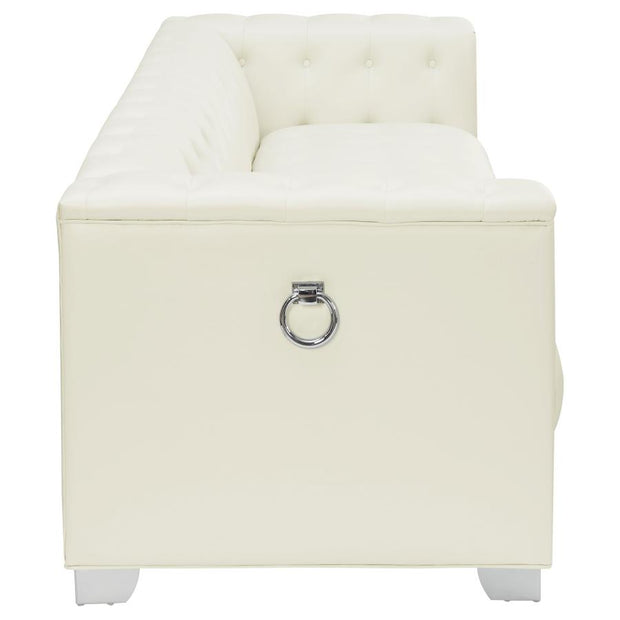 505391 Conjunto Sofá + Loveseat Chaviano Blanco