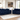 Conjunto de sofá y loveseat azul marino 510