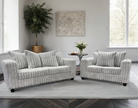 Conjunto de sofá y loveseat gris 510