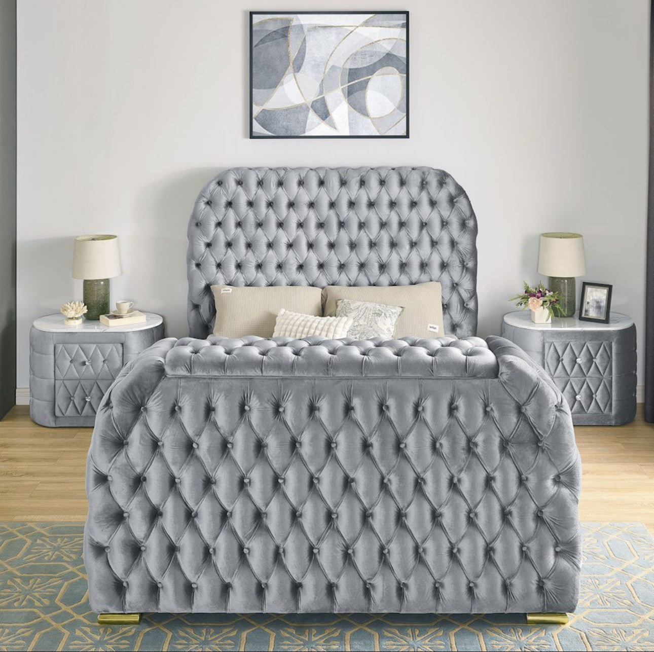 5115 Cama Natalia Grey