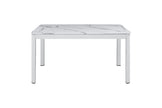 Juego de comedor Hollis blanco 5918BES