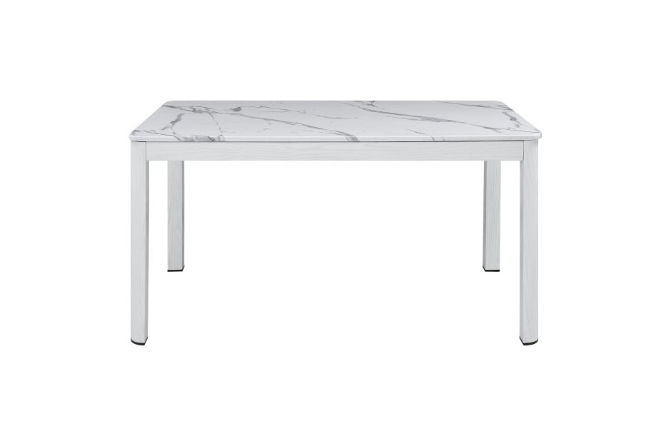 Juego de comedor Hollis blanco 5918BES