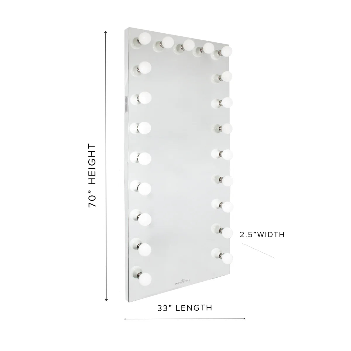 Hollywood Premiere Full-Length Vanity Mirror