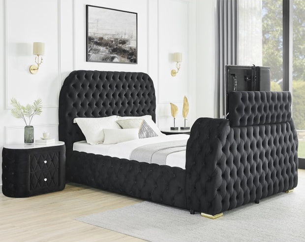 5115 Cama Natalia Negra