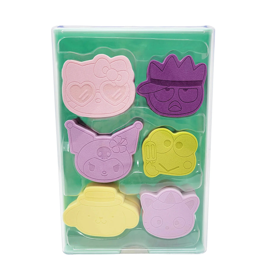 Juego de 6 esponjas y bandeja "Vacay" de Hello Kitty y sus amigos 