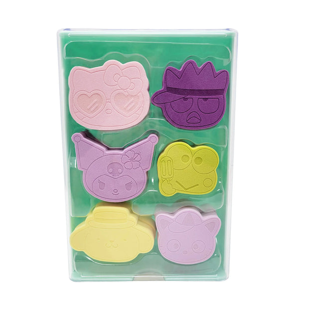 Juego de 6 esponjas y bandeja "Vacay" de Hello Kitty y sus amigos 