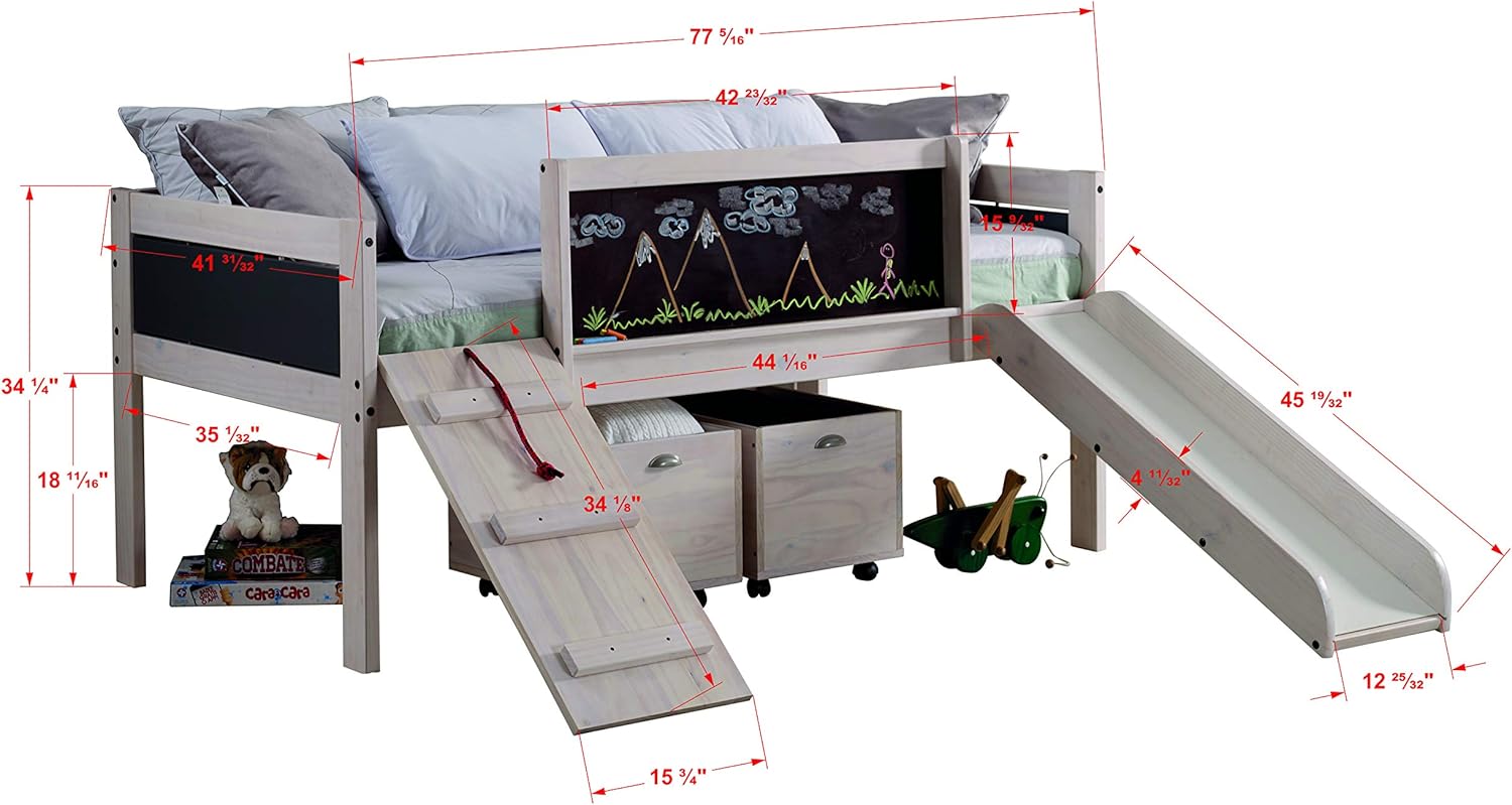 3005-TLWWDG Juego de arte doble Junior Loft bajo 