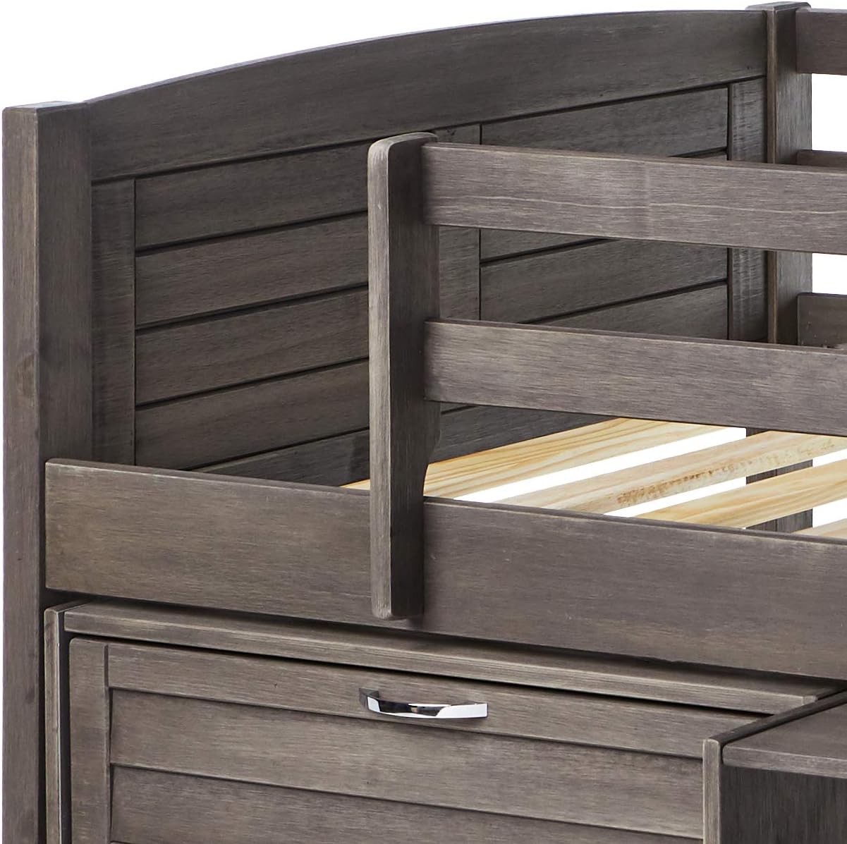 790-TAG-B Cama alta baja con dos persianas - Configuración B