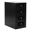 Mueble de almacenamiento negro SlayStation con 4 cajones