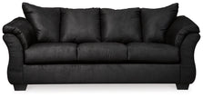 Ashley 75008 Darcy sofá negro y loveseat