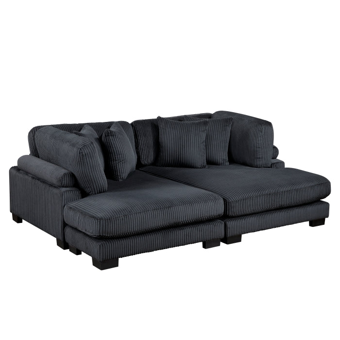 Sofá chaise longue de 2 piezas 8555 