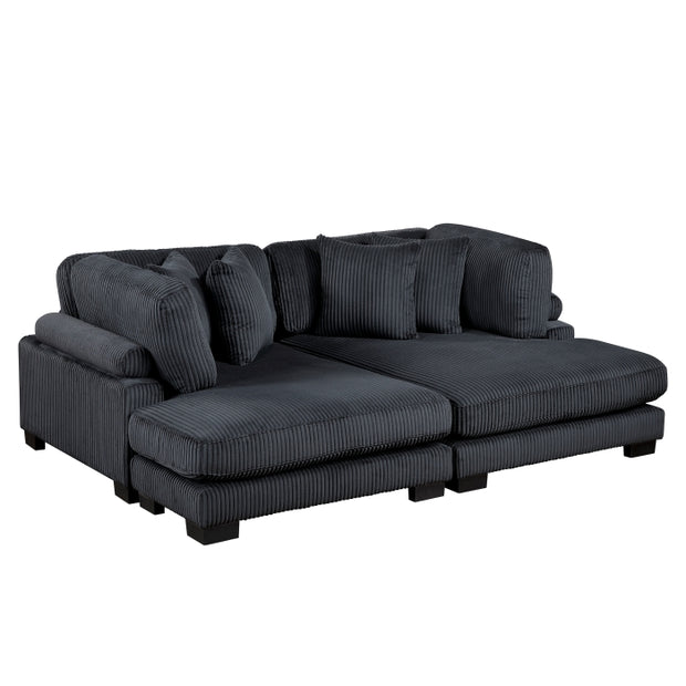 Sofá chaise longue de 2 piezas 8555 