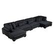 8555 SECCIONAL MODULAR DE 4 PIEZAS CON CHAISE REVERSIBLE