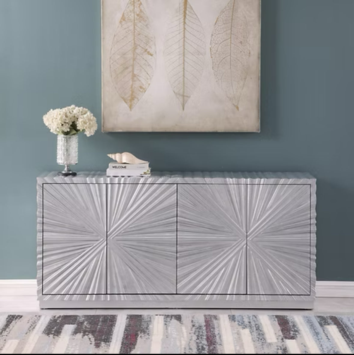 Consola A-C10 Selene Silver Leaf