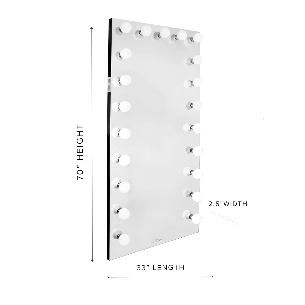 Hollywood Premiere Full-Length Vanity Mirror