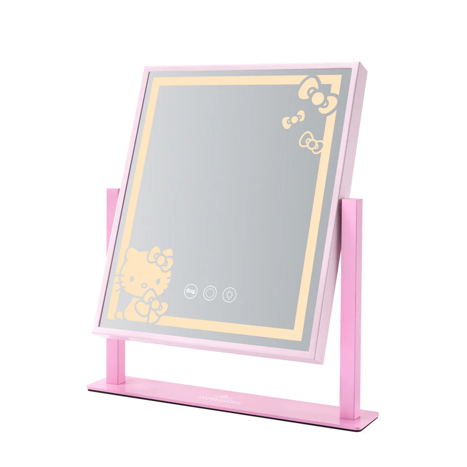 Espejo de maquillaje LED tricolor 