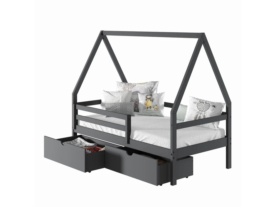 Cama tipo casa con estructura en A 2310-TDG 