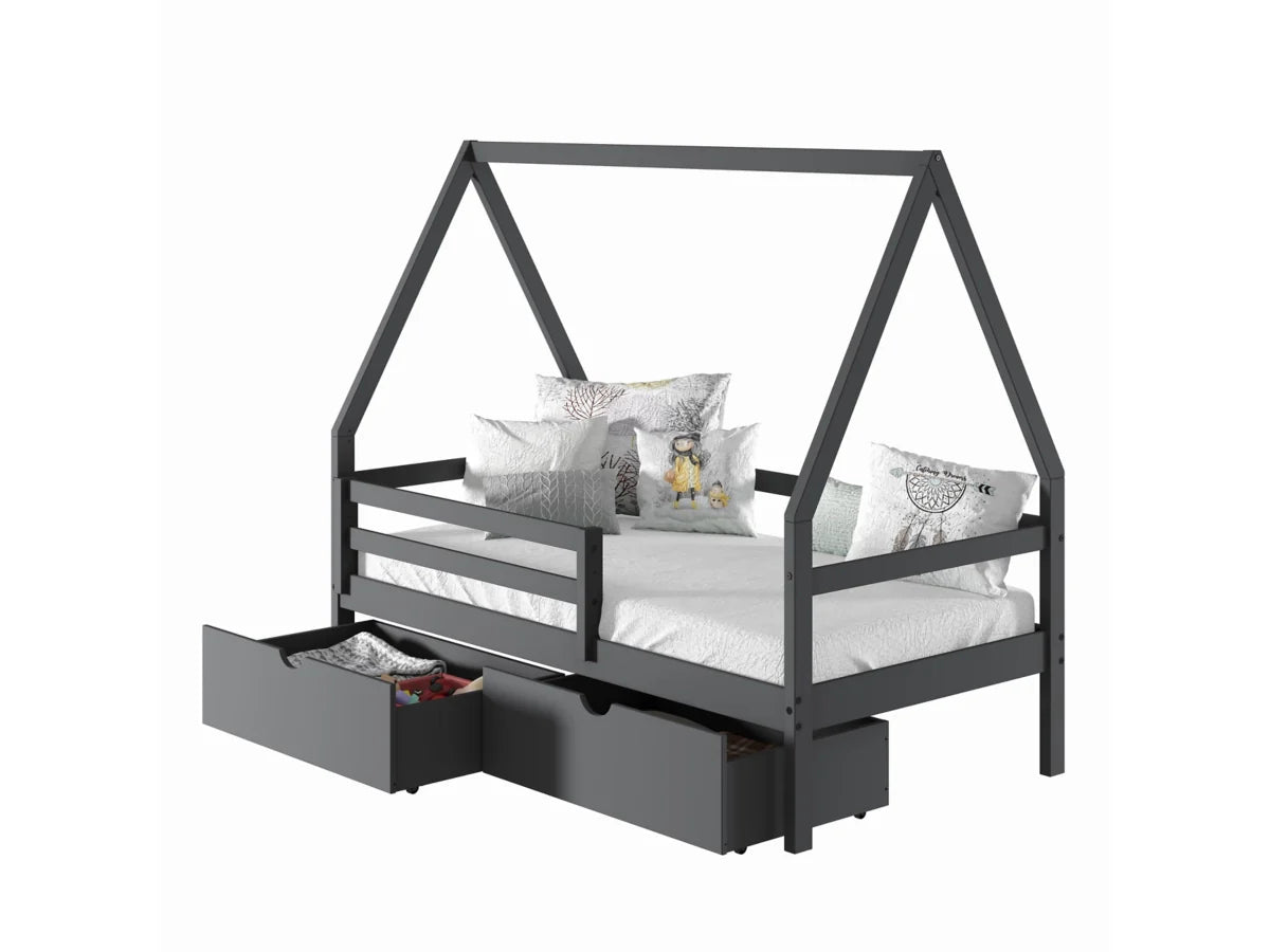 Cama tipo casa con estructura en A 2310-TDG 