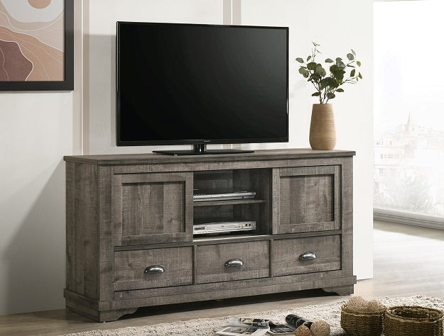 B8100-7 MUEBLE TV CORALEE GRIS