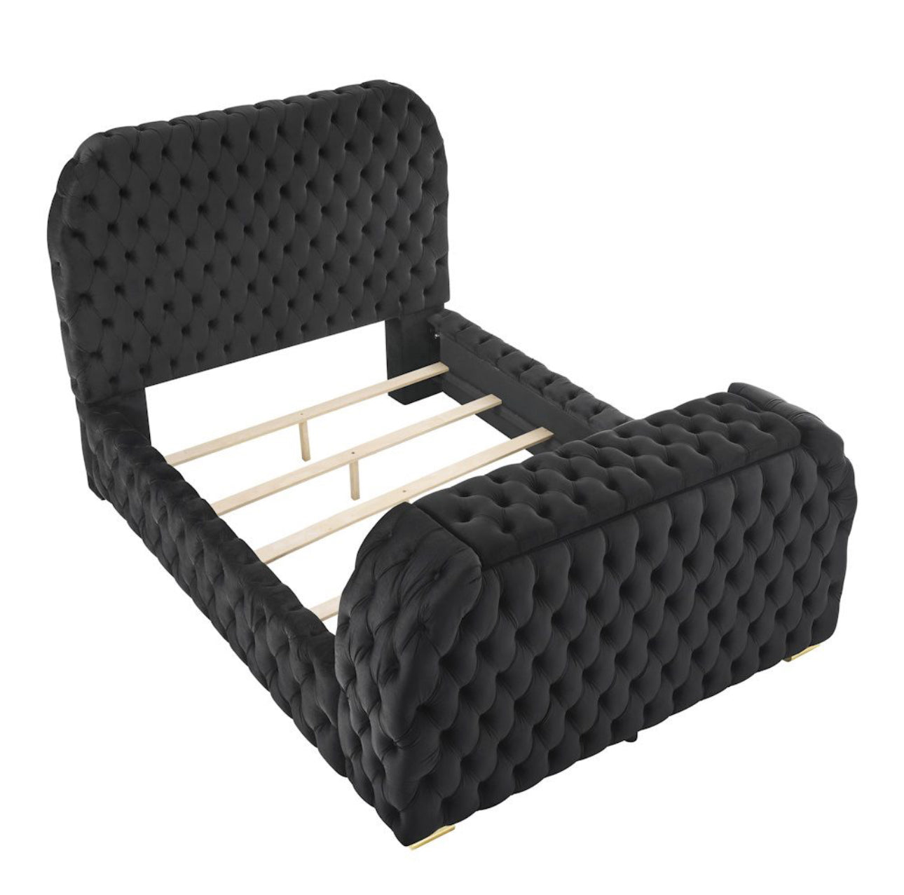 5115 Cama Natalia Negra