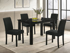 2120 RESIA BLACK DINING SET
