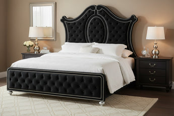 B2180 Cameo Black Bed