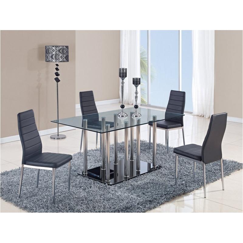 Juego de comedor D368DTBLK