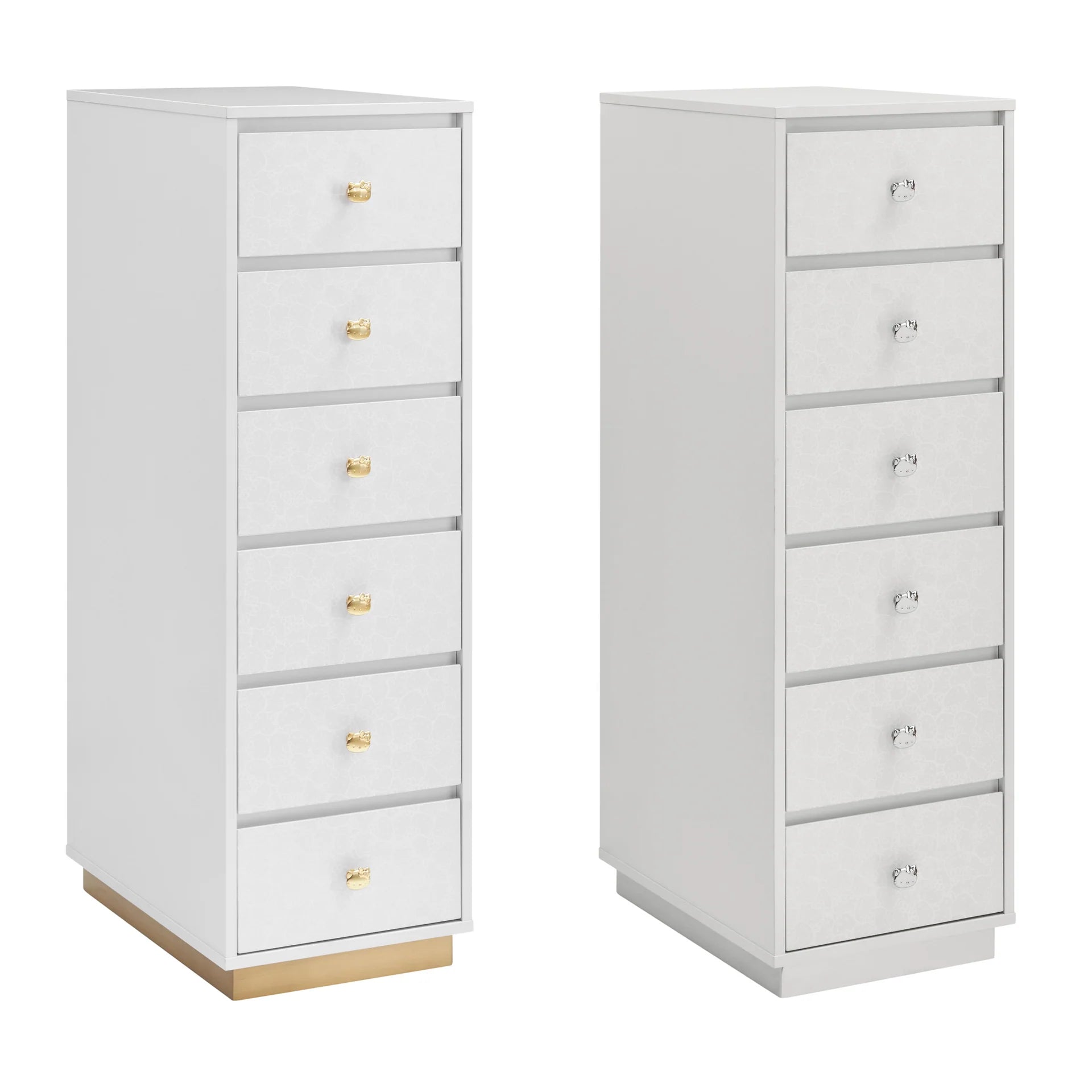 Mueble de almacenamiento para maquillaje de 6 cajones SlayStation de Hello Kitty