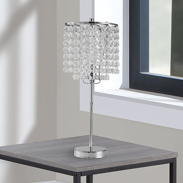 6213T-CH-1 LÁMPARA DE MESA CROMADA DE 19