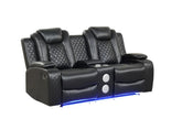 Conjunto Reclinable Luz Negro