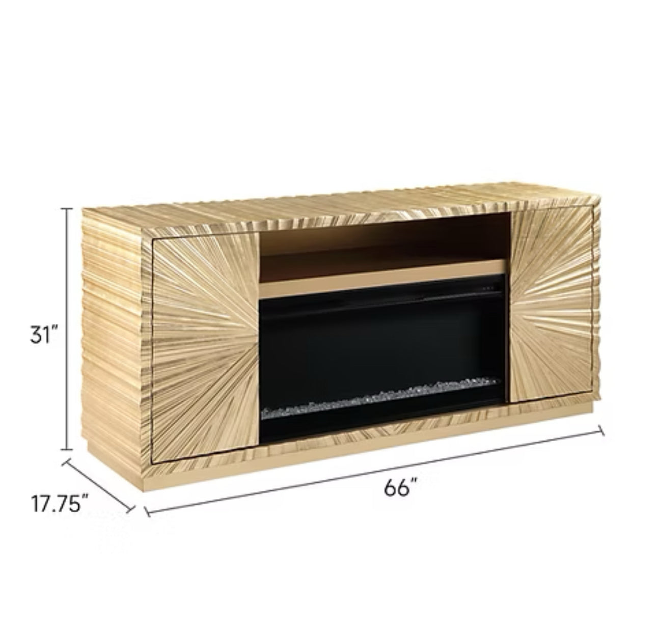 Chimenea Helios Gold Leaf A-F05