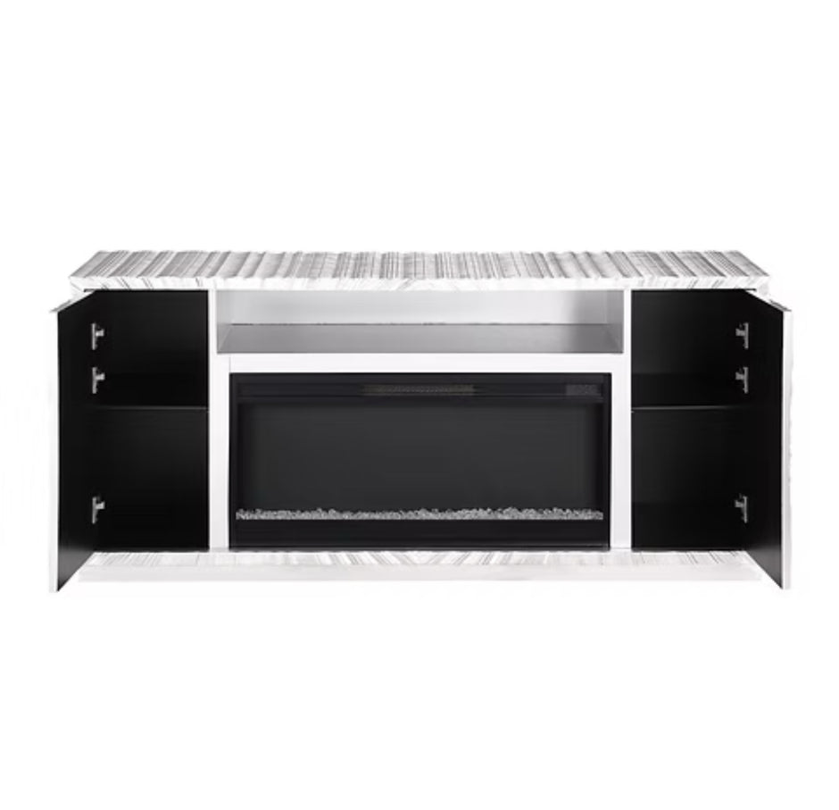 Chimenea Selene Silver Leaf A-F06