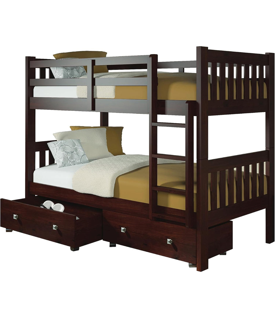 1010-3TTCP Litera Mission Twin/Twin con cajones 