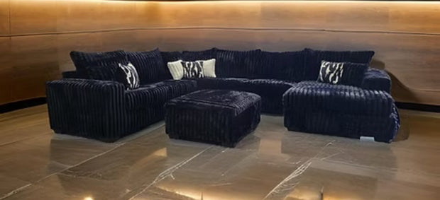 Texas Black Sectional