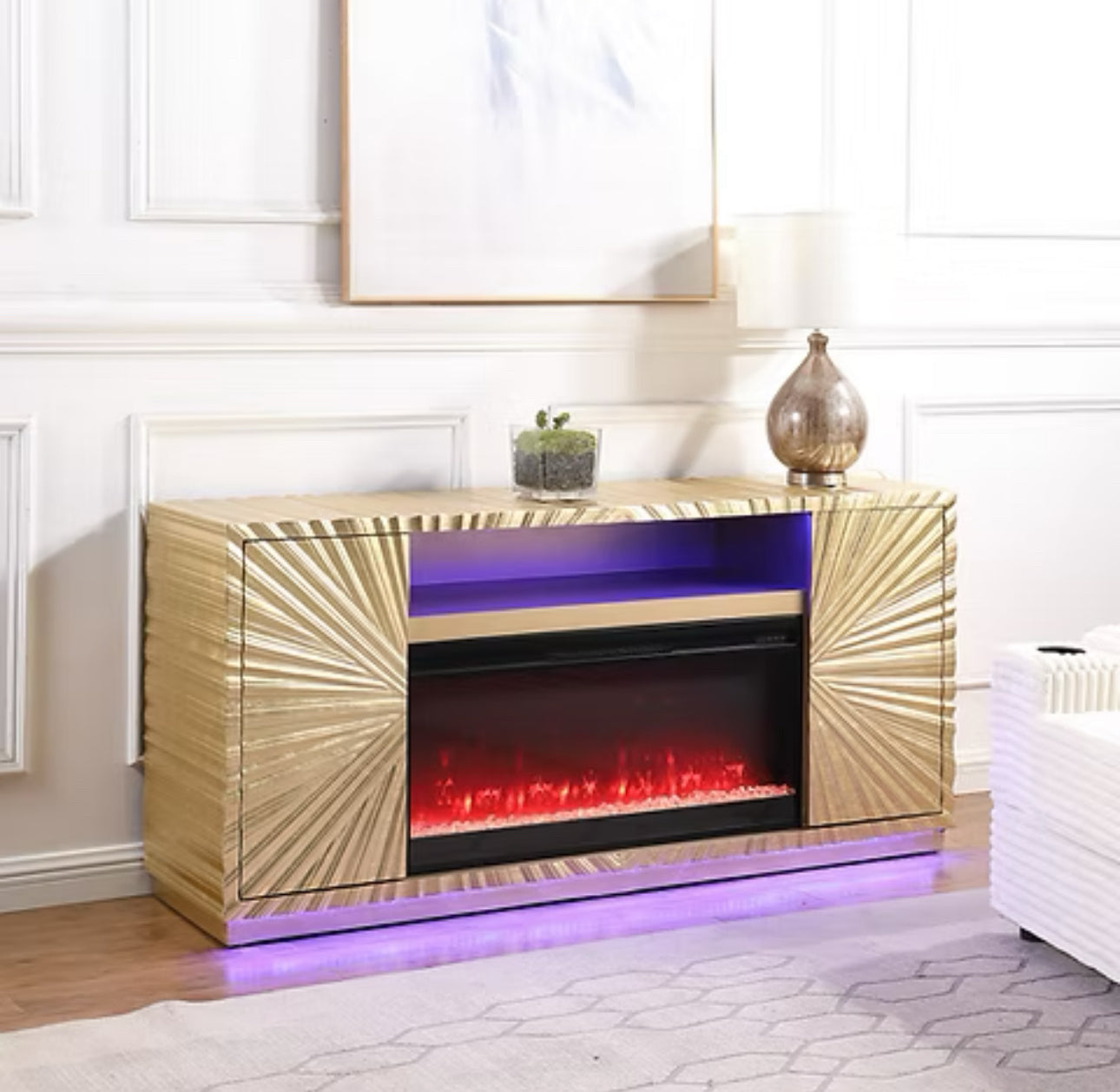 Chimenea Helios Gold Leaf A-F05