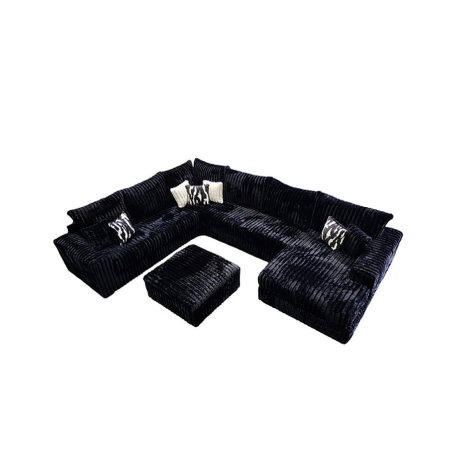 Texas Black Sectional